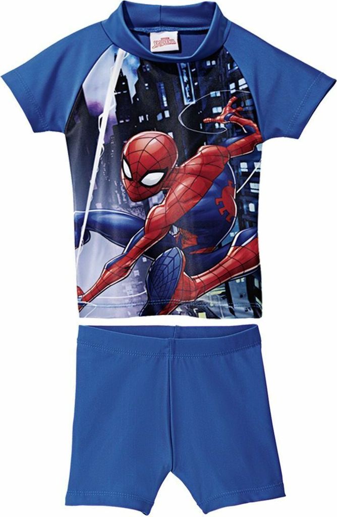 Kinder Jungen UV Schutz Badebekleidung T-Shirt Badehose UV Schutz 50+ Strand Spiderman 74/80