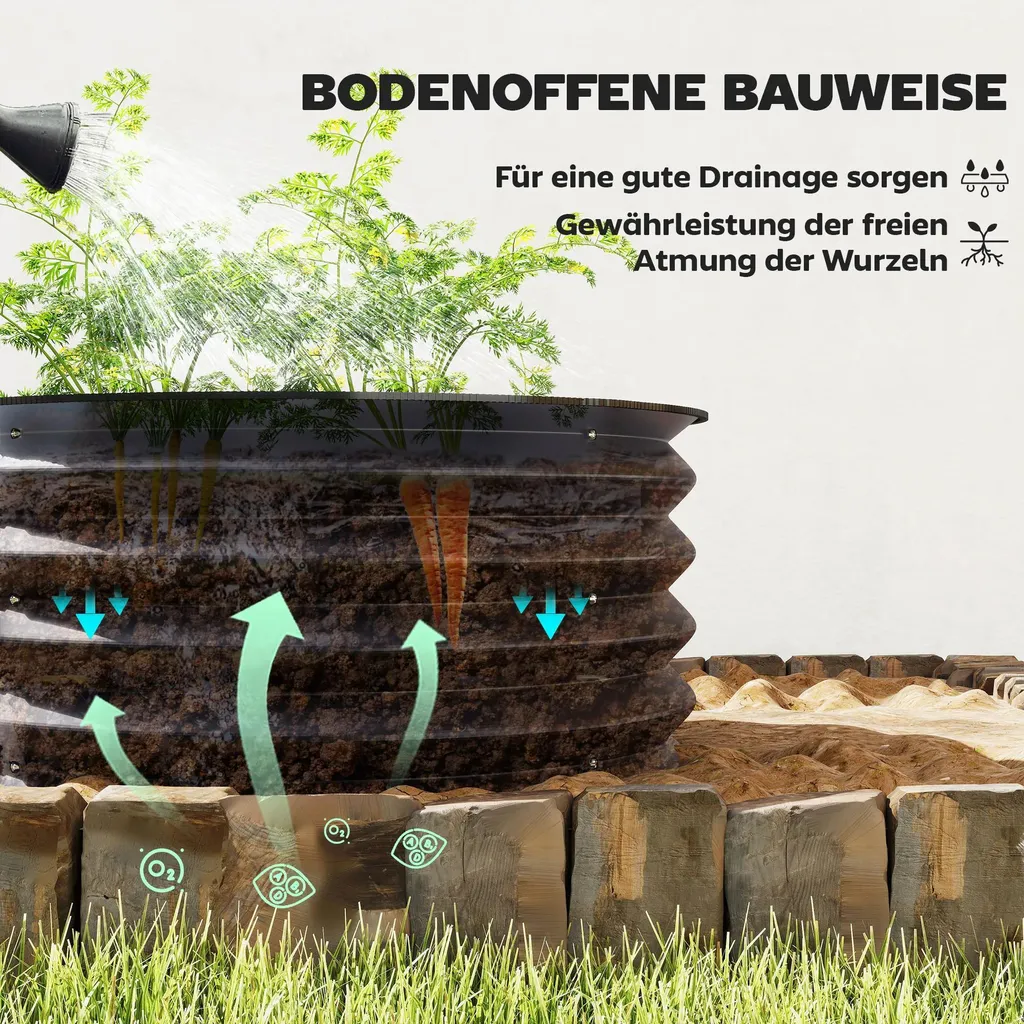 Double châssis de culture en acier résistant pour potager et balcon 1m - 4