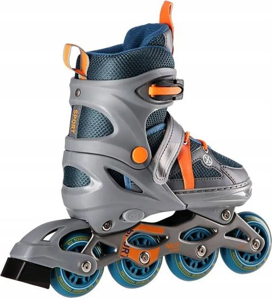 Patins NILS Extreme NJ1828A avec roulements ABEC7 et taille ajustable S