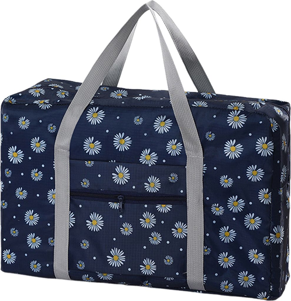 Faltbare Reisetasche, Tragetasche, Handgepäck, große Kapazität, wasserdicht, tragbare Aufbewahrungstasche mit Reißverschluss