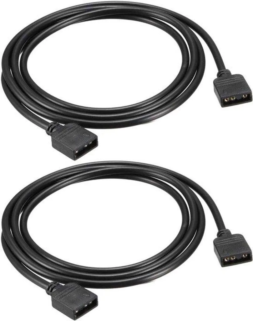 Câble RGB 50cm à 4 broches avec interface femelle 3 pins haute qualité