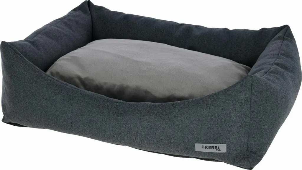 Panier Canin Kerbl Anti-Stress - Lit Gris Orthopédique 80 x 60 x 25 cm