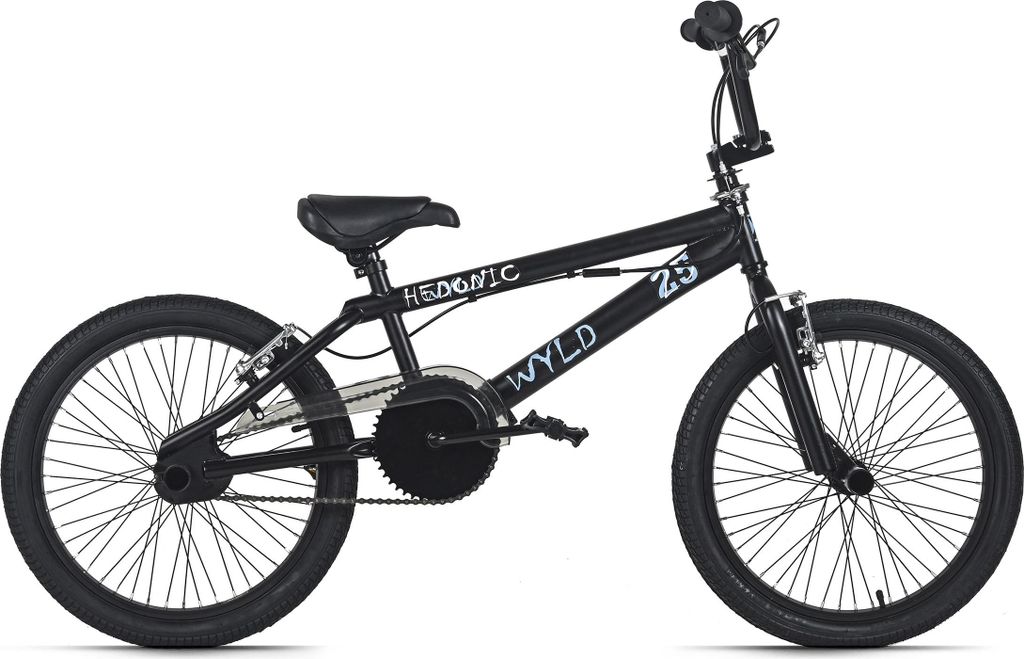 WYLD BMX Freestyle 20" Hedonic Schwarz 360 Rotor Kinder BMX ab 7 Jahre WYLD 302B