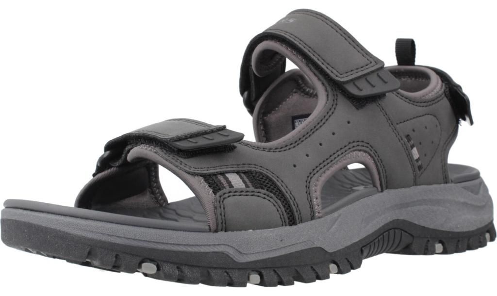 Skechers Tieffußbett Sandaletten in grau, Gr. 45 Produktbild 