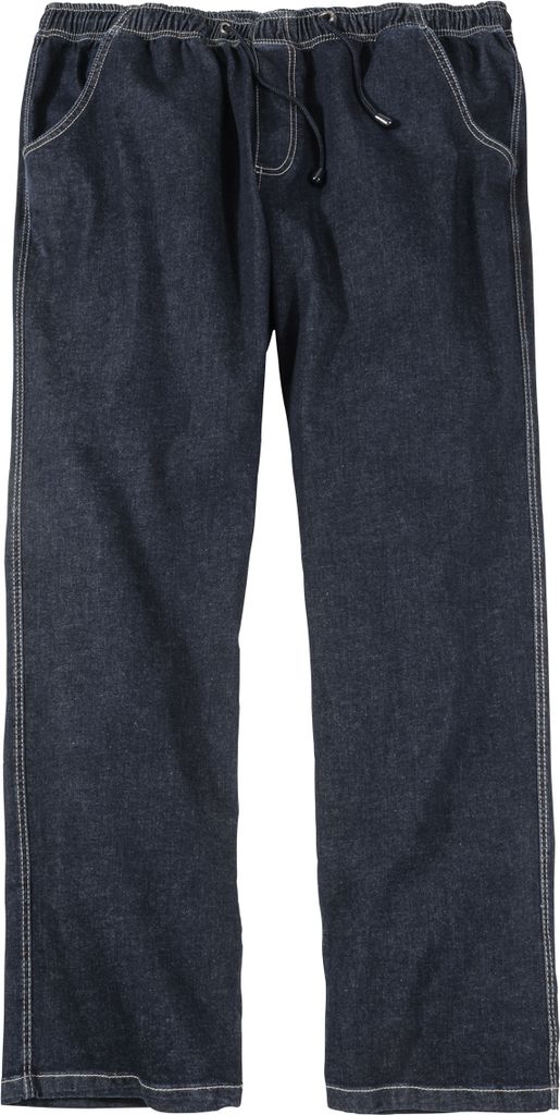 Abraxas Schlupf-Stretchjeans dunkelblau Übergröße