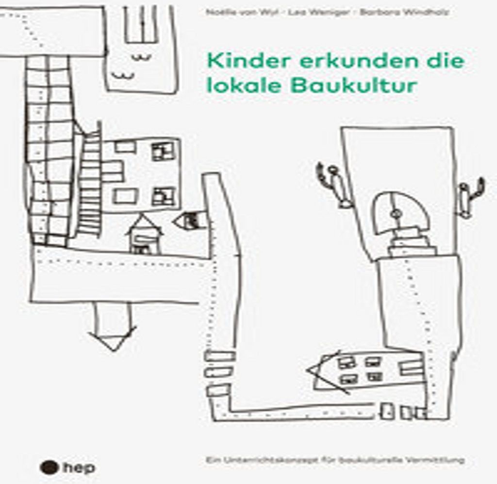 Kinder erkunden die lokale Baukultur