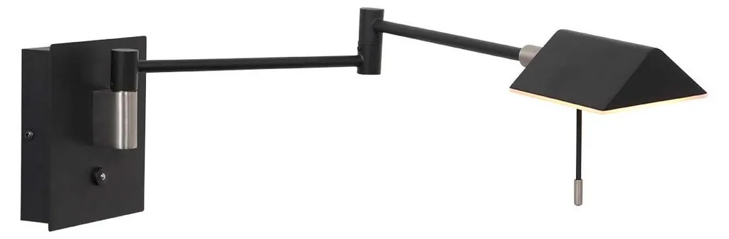 Éclairage de lit directionnel Retina - Applique LED noire contre la fatigue