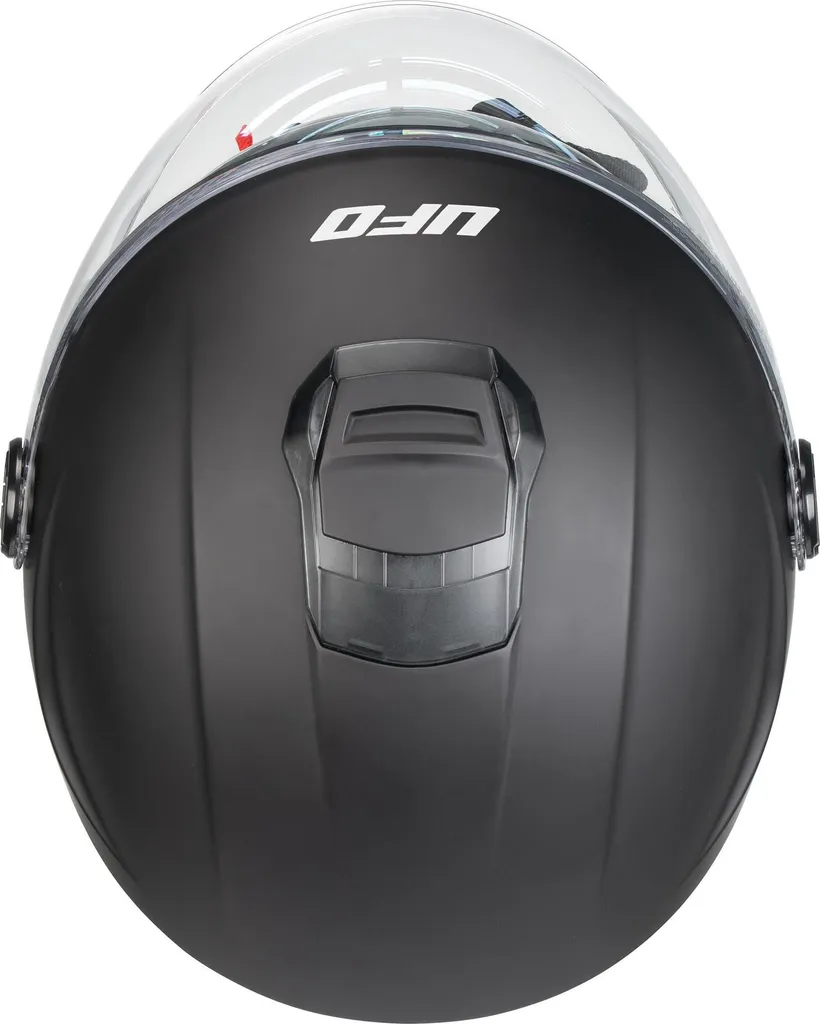 Casque moto compact UFO Plast Nixie noir mat S léger et facile à ranger