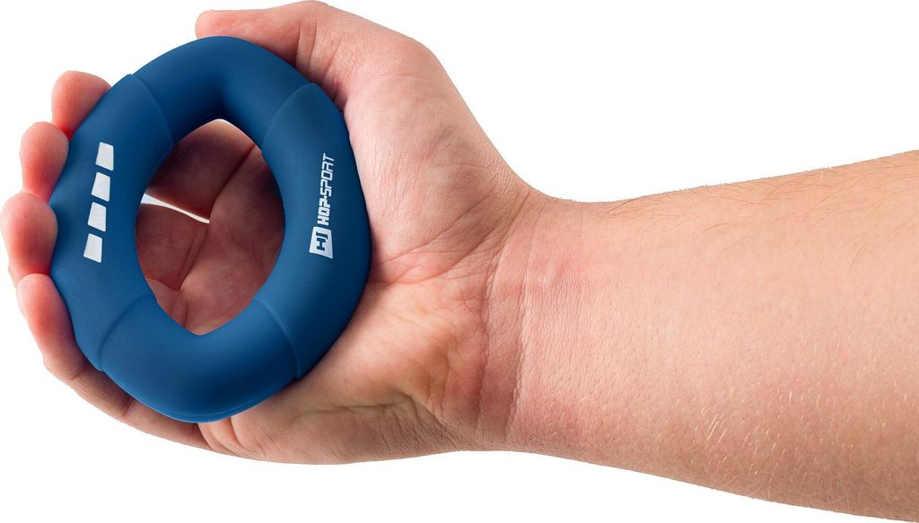 Hop-Sport Ovaler Handtrainer aus Silikon 27,2 kg HS-S027OGG Handtrainer Ring Unterarm Trainingsgerät für bessere Fingerkraft, Handkraft Griffkraf...
