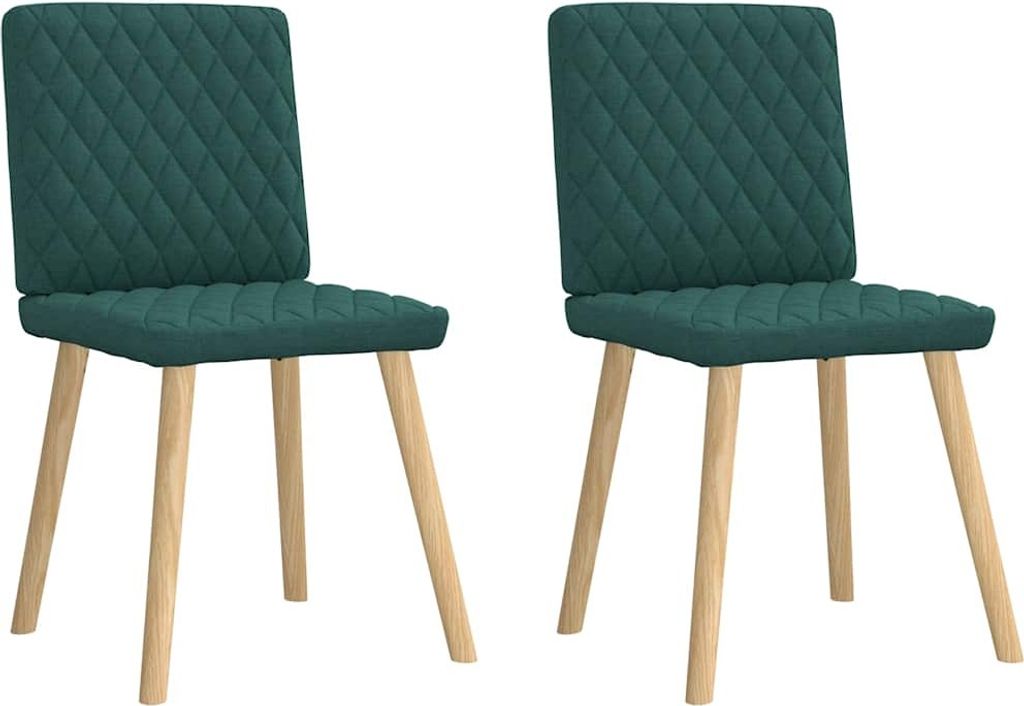 "SALE 2026"2er-Set Esszimmerstuhl/Esszimmerstuhl - CLORIS - Küchenstuhl elegantes Design - Dunkelgrün Stoff - 45x54x86cm - Esszimmerstühle DEMö...