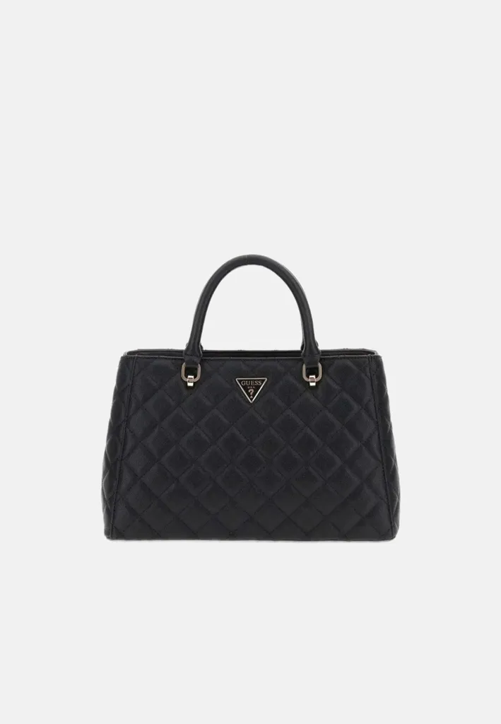 Guess Sac Bandoulière Eco Carly Noir - Design Durable et Chic Urbain