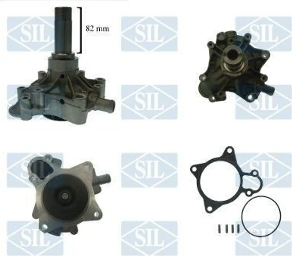 Pompe à eau Saleri SIL PA1547 robuste pour circuit moteur IVECO Daily VI