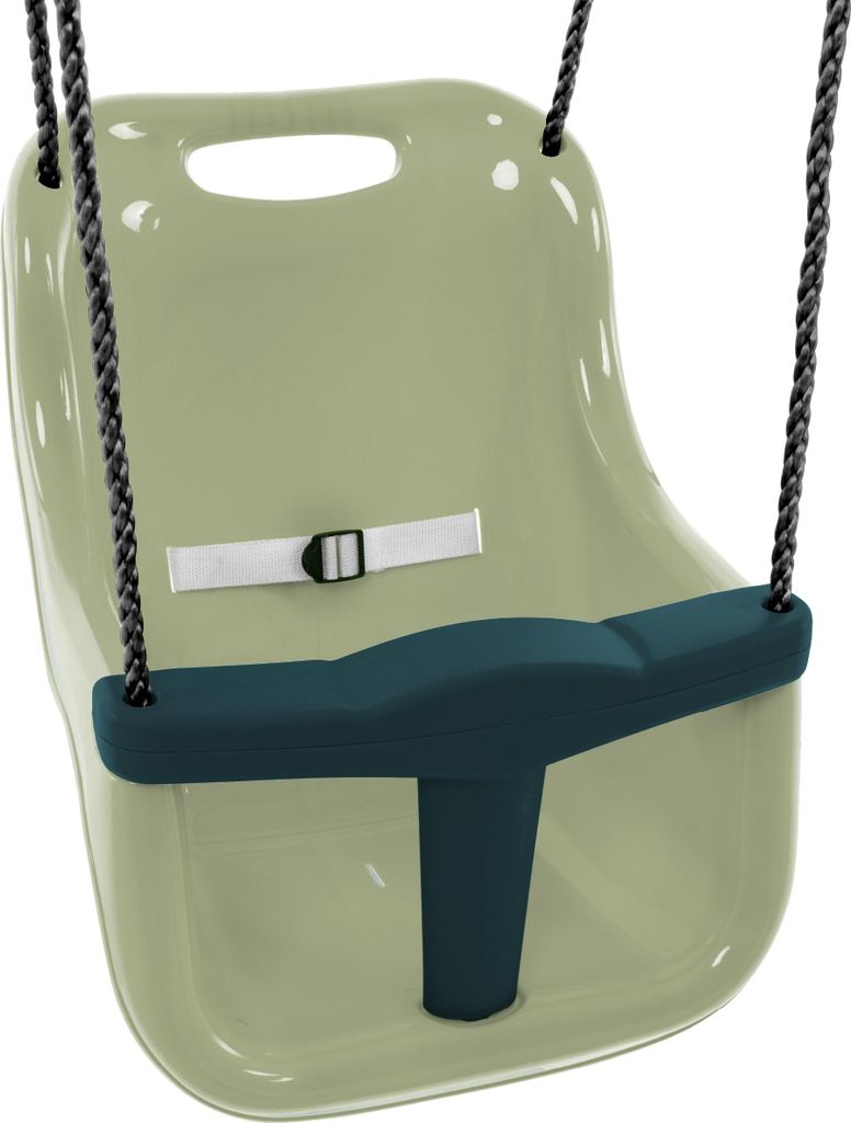 Kindersitz – TP TOYS – Höhe 190–250 cm – Khaki/Dunkelgrün