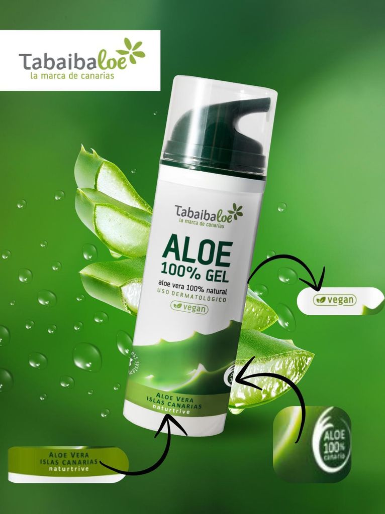 Tabaibaloe - Gran Canaria - 100% Aloe Vera Gel 150ml