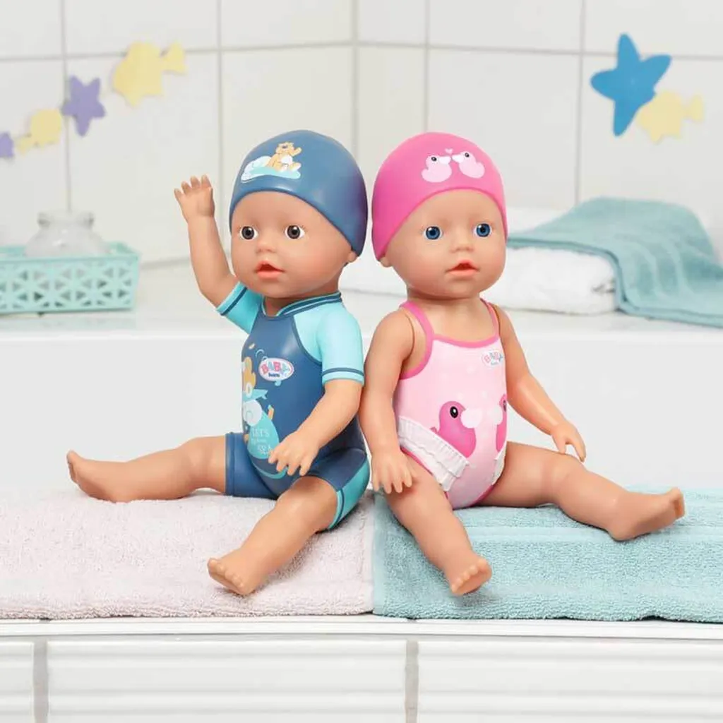 Baigneur BABY born 30cm - Mon Premier Nageur Garçon, Jouet aquatique - 13