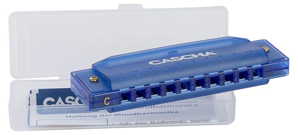 Fun Blues Mundharmonika Blue (avec étui et dépliant) Image du produit 