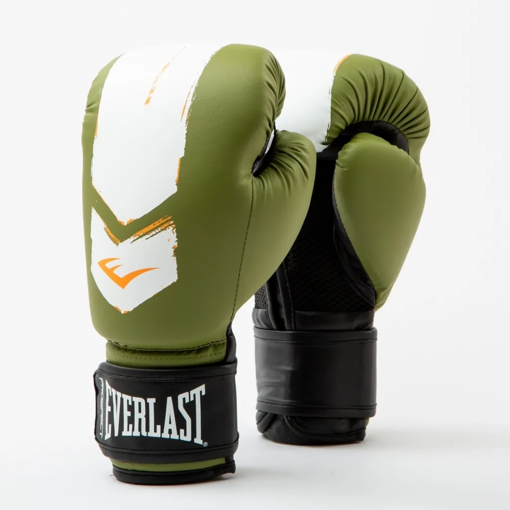 Gants de boxe en similicuir Everlast Prospect 2 vert 8 oz durables