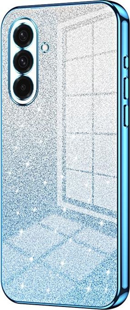 Glitzer Hülle für Samsung Galaxy A36 - Phonesta Crystal Sparkle Silikon Back Cover - Blau