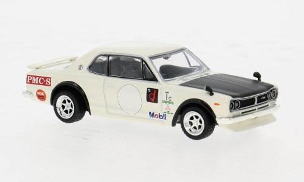 Tarmac Works T64G-043-WH2 - 1/64 - Nissan Skyline 2000 GT-R (KPGC10), weiss Neu