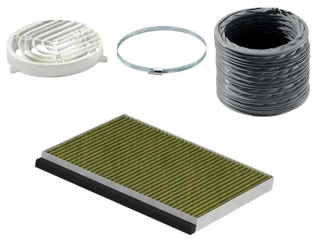 Bosch DWZ1IB1J6, Umluftset, Schwarz, Grün, Grau, Weiß, Produktbild 