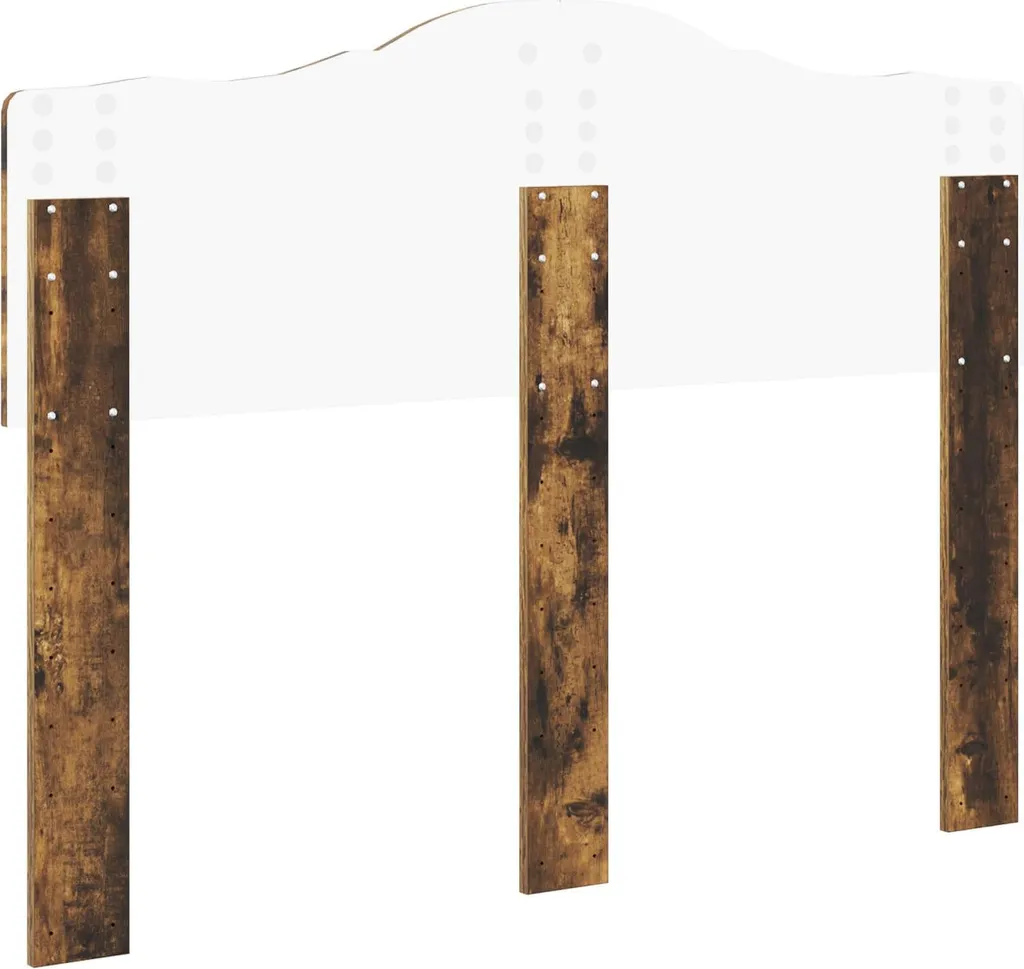 Testiera Letto 135 cm Rovere Affumicato | Design Moderno Materiale Ligneo - 6