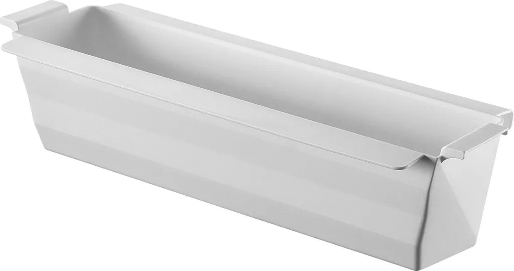Pot de fleurs spécial palette Europe en plastique blanc durable 40cm