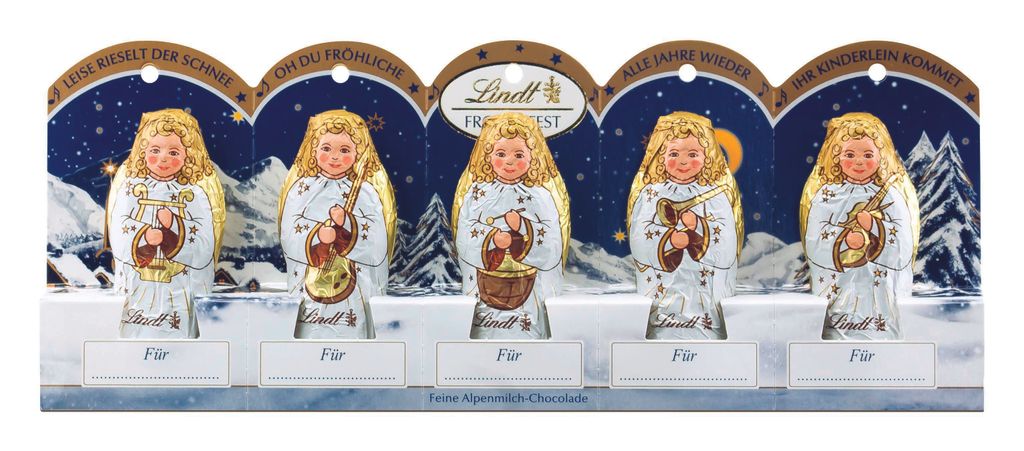 Lindt Mini Angel z perforacją z czekolady z mleka Zdjęcie produktu 
