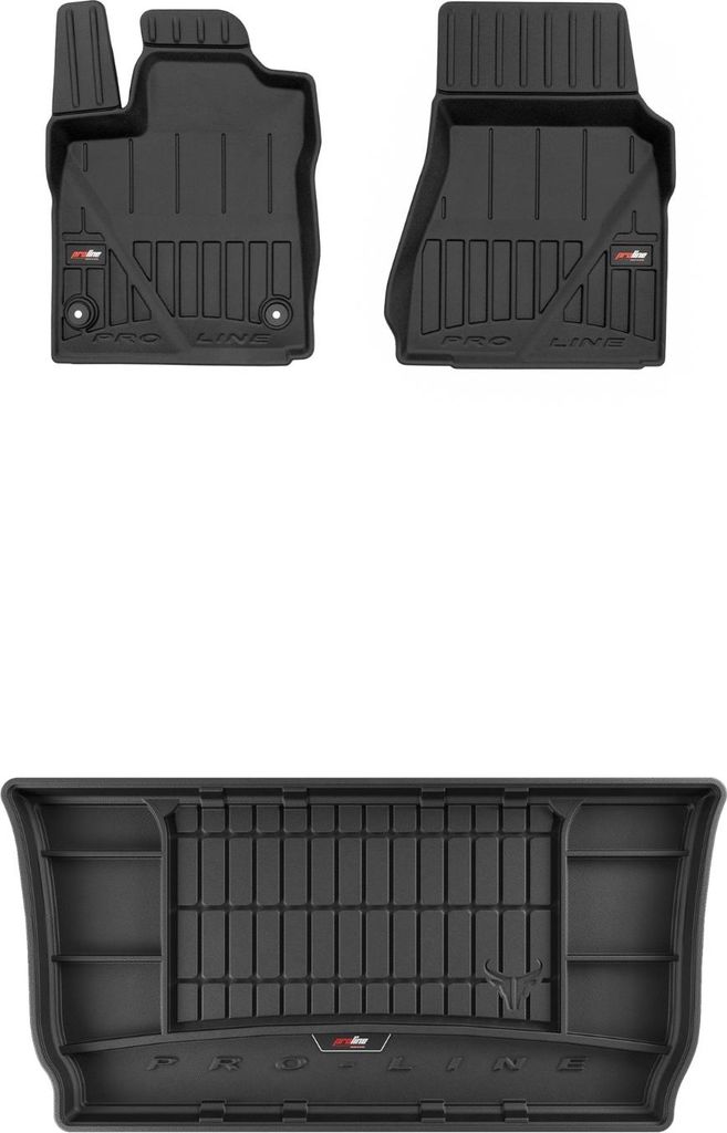 FROGUM 3D Gummimatten und Kofferraummatte für Smart Fortwo III 2014-20