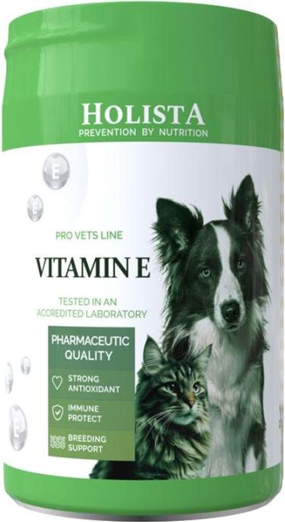 HOLISTA Vitamin E - nahrungsergänzungsmittel für hunde und katzen - 200g