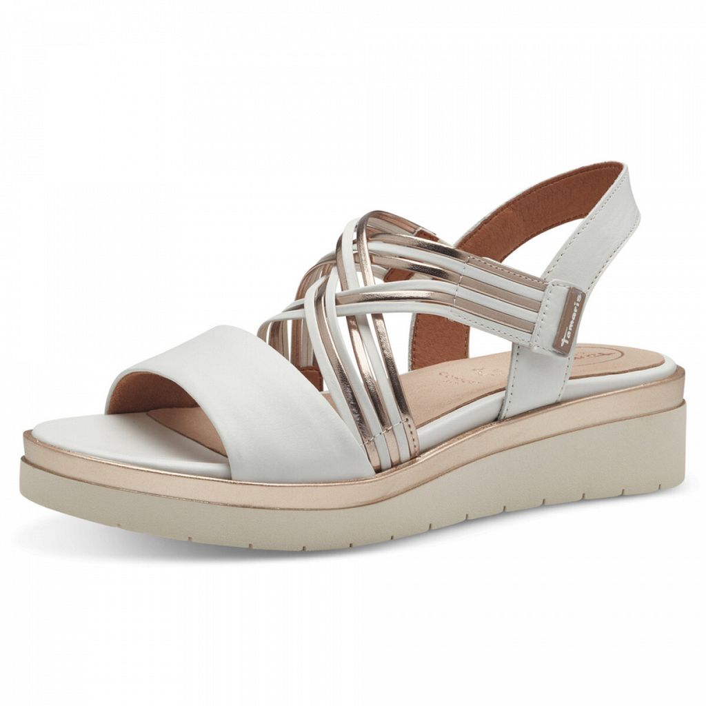 Tamaris Comfort Sandale Weiß Produktbild 