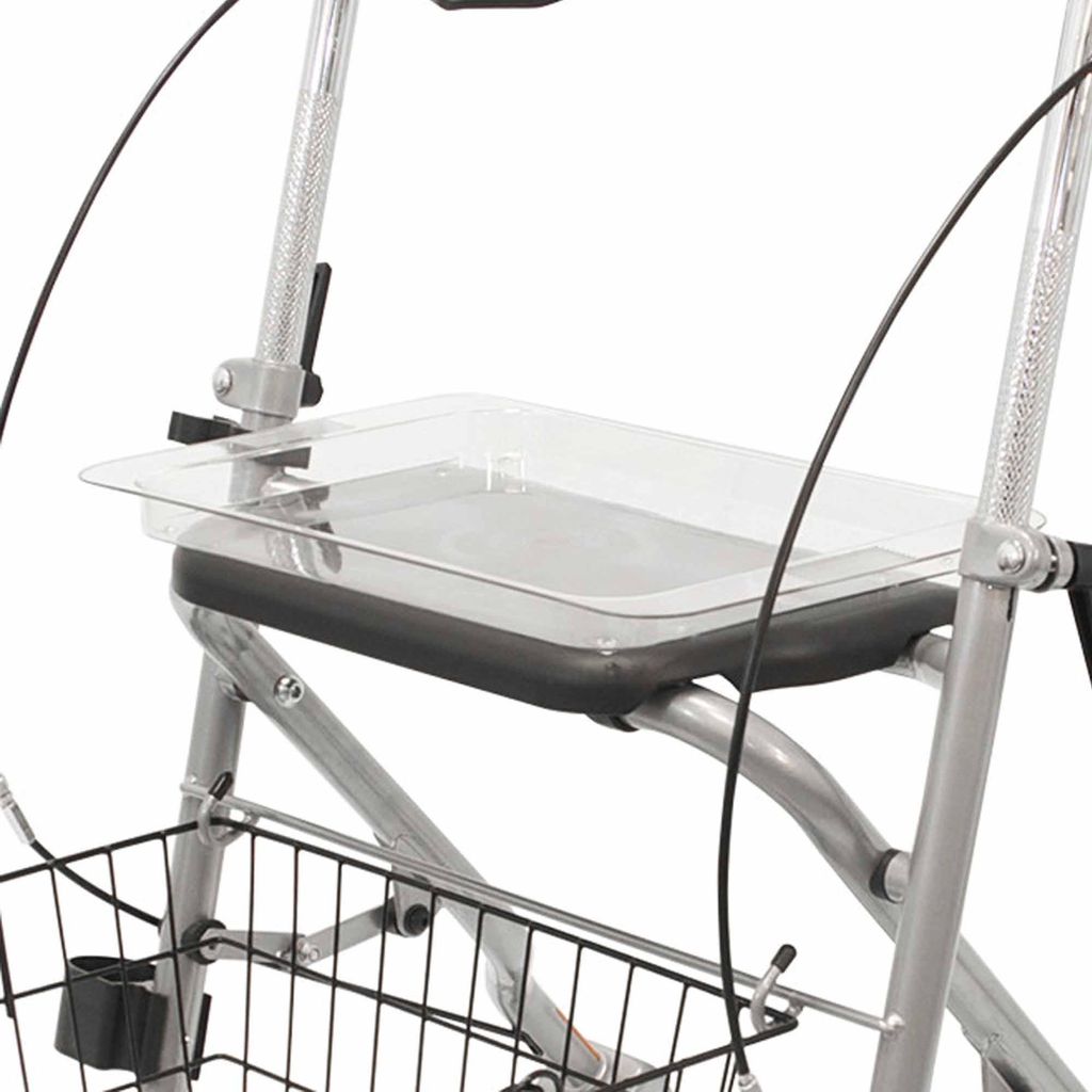 Drive Medical Rollator Tablett transparent, einfach zu Produktbild 