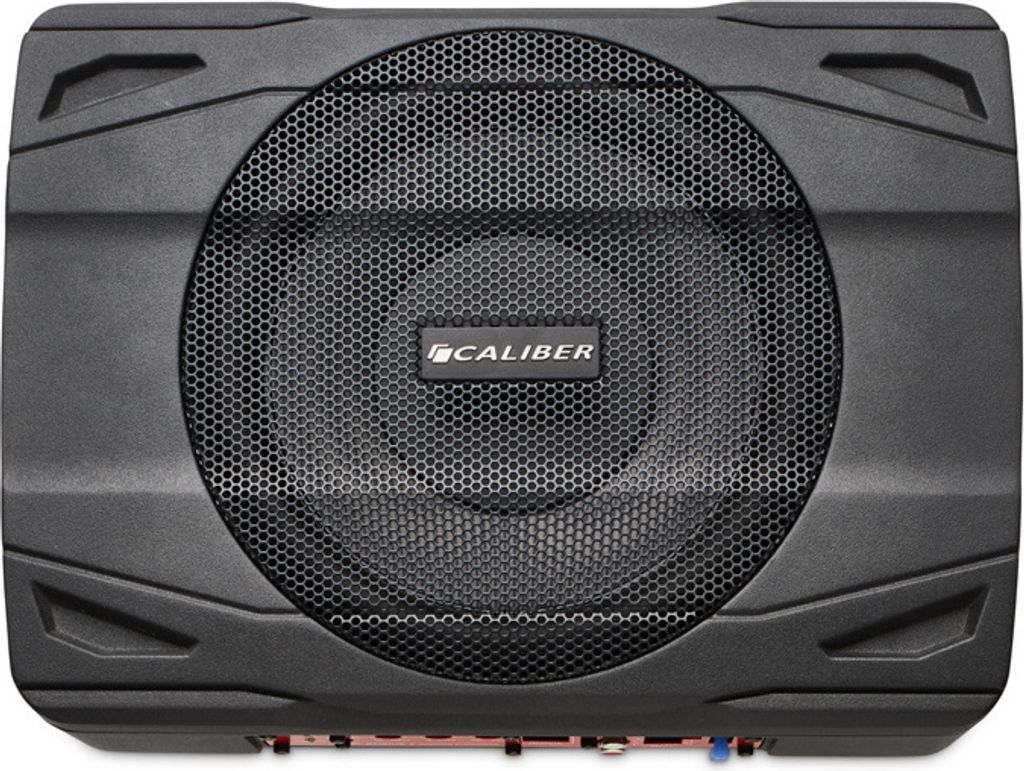 Caliber Auto-Subwoofer mit Verstärker - RCA-Eingang - Max 500 Watt - 100 Watt RMS - 8-Zoll-Tieftöner (BC121US)