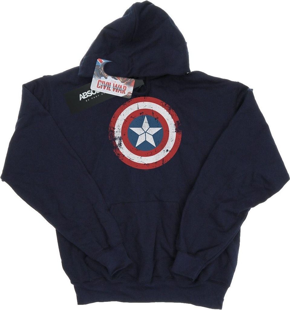 Marvel - "Civil War" Kapuzenpullover für Herren BI8230 (M) (Marineblau)