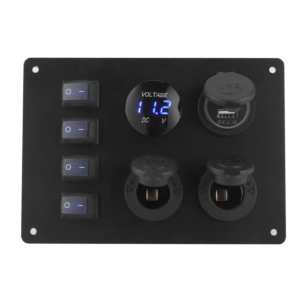 Panneau interrupteur bateau : solution étanche pour tableau de bord