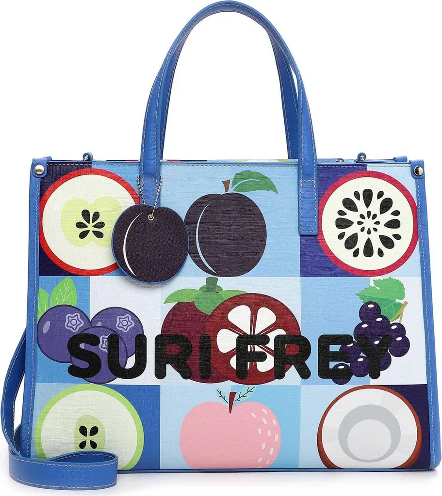 Fini le désordre avec ce sac cabas bleu SURI FREY SFY Issy très organisé