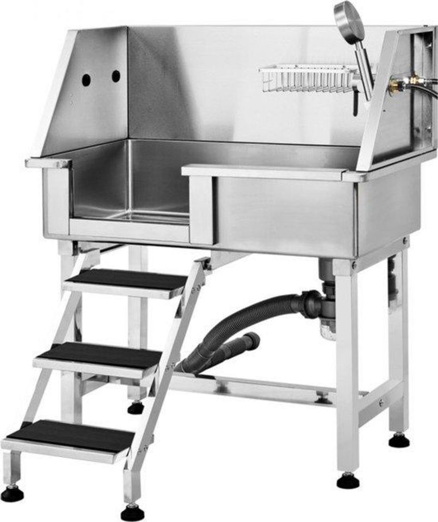 Hundebadewanne - Rostfrei - Nahtlos Gelast - Max. 100 kg