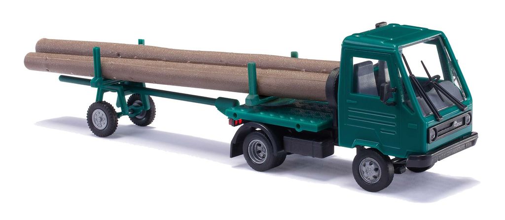 Busch 42229 - 1/87 - Multicar M26 mit Nachläufer - Neu