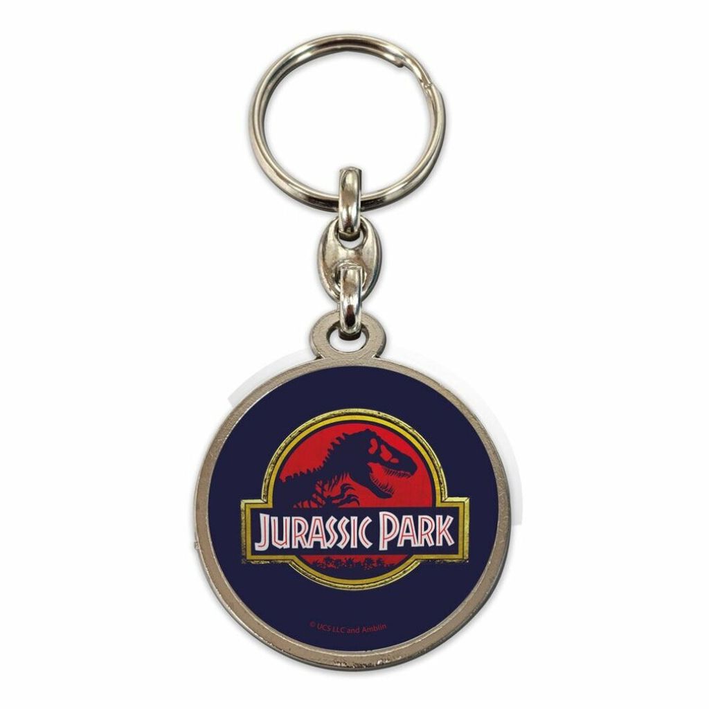 SD Toys - Jurassic Park Metall-Schlüsselanhänger Movie Logo 7 cm