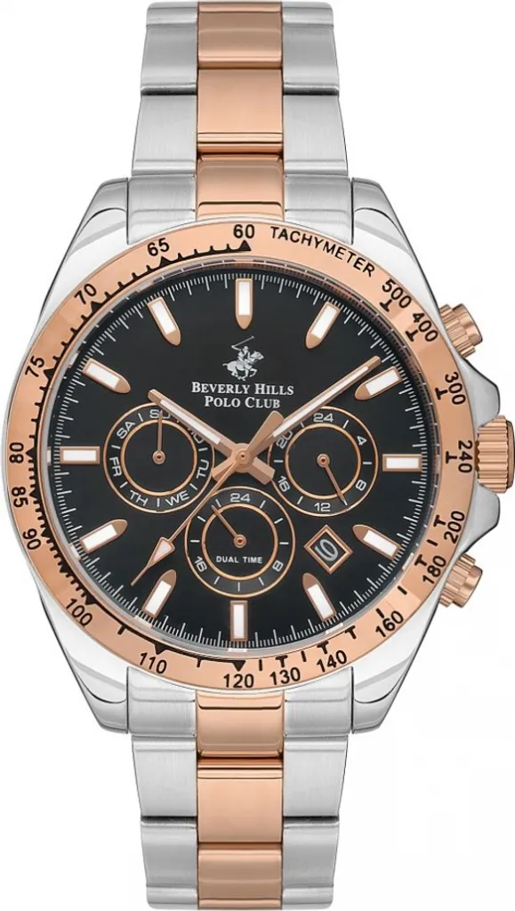Montre analogique masculine or rose Beverly Hills BP3127X.550 chic