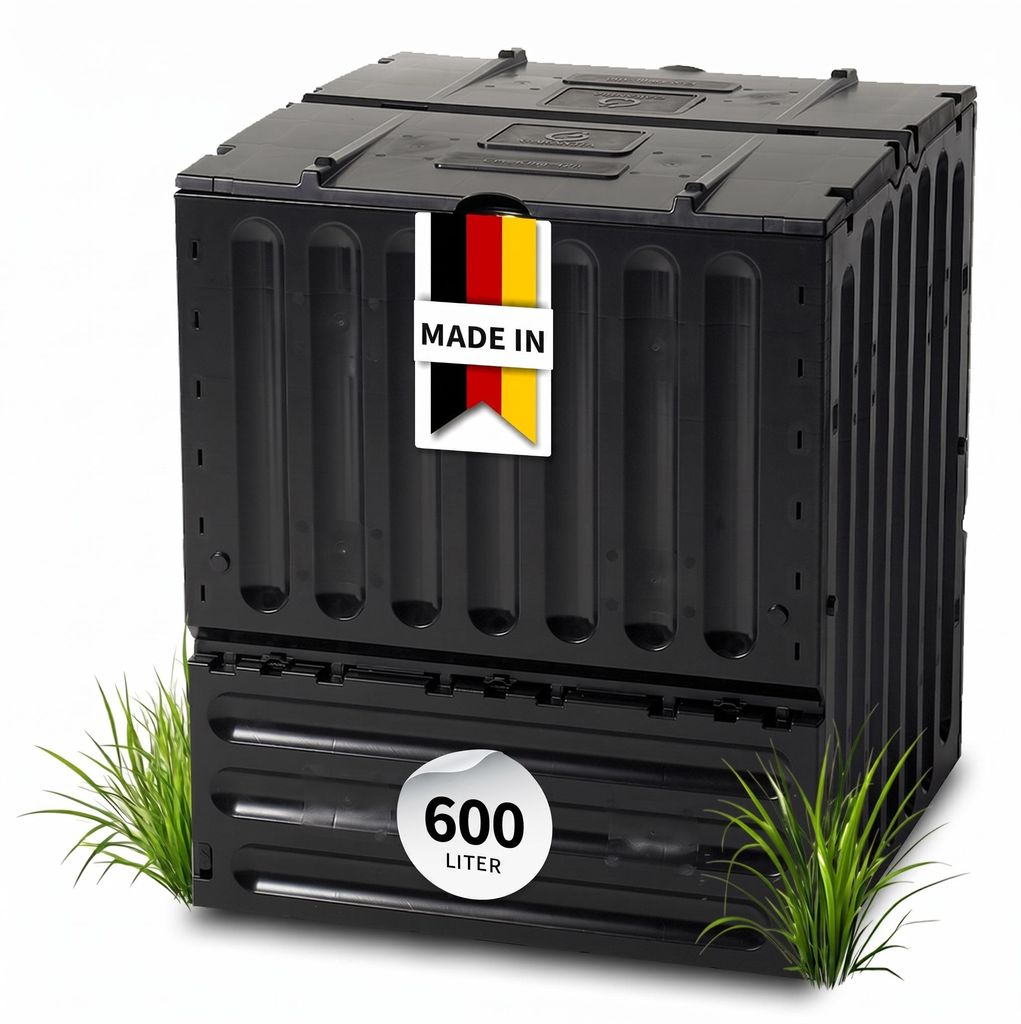 GARANTIA ECO-KING compostbak 600 L zwart Productafbeelding  AI-gegenereerde afbeelding