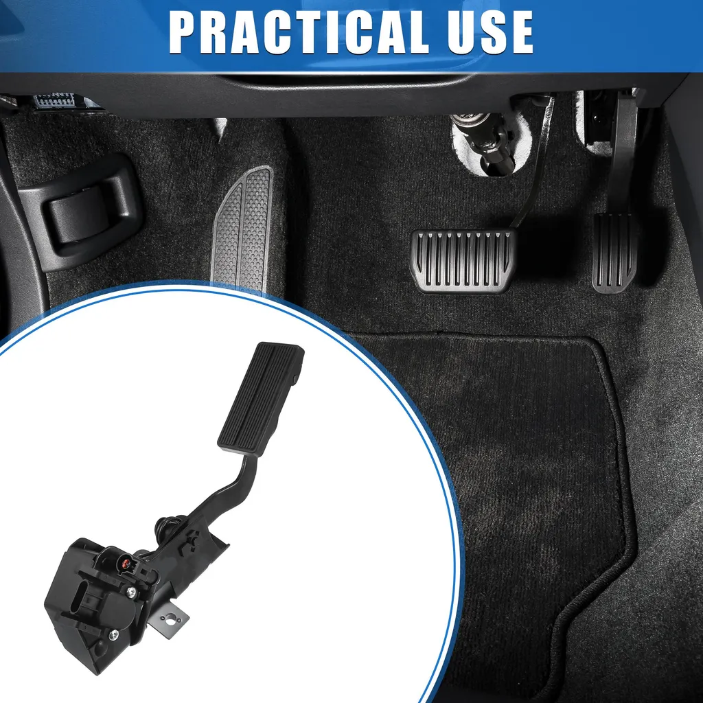 Pédale d'accélérateur Ford 7.3L métal noir ultra résistant 1999-2001