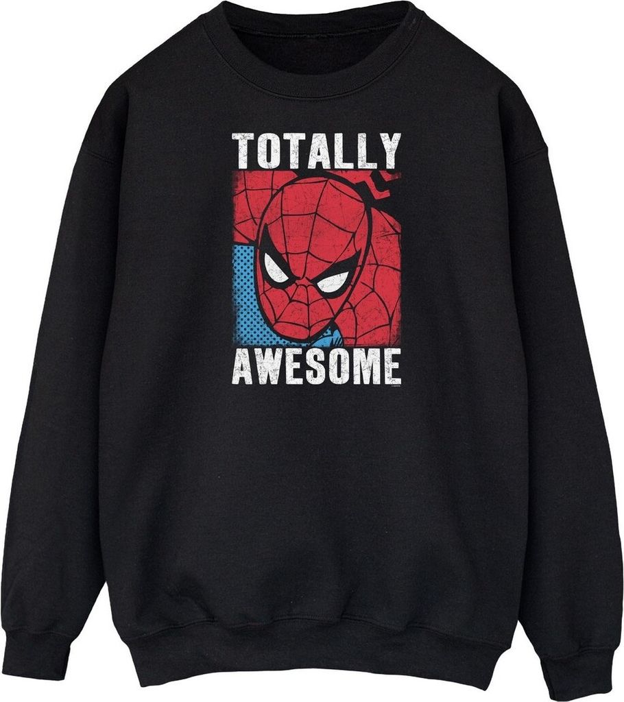 Spider-Man - "Totally Awesome" Sweatshirt für Herren BI1876 (3XL) (Schwarz)