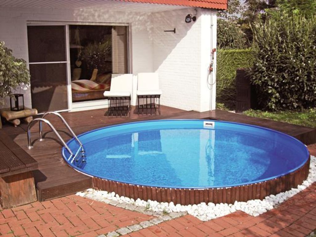 SCP Rundformbecken Komplettset Cook Alu P3 - Ø 3,00 x 1,20 m Stahlwandpool Set