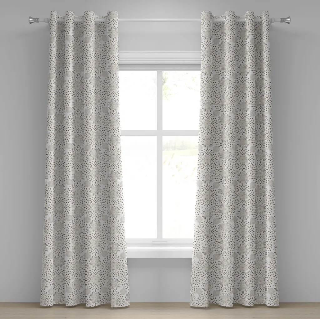 Tende Decorative ABAKUHAUS Astratte 280x245 cm Beige - Arredo Moderno