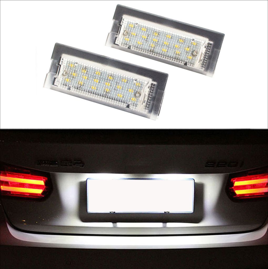 2x LED PREMIUM Kennzeichenbeleuchtung 18 SMD für BMW 5er E39 Touring Kombi 96-04