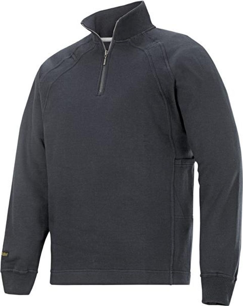 Hultafors 28130400005, Sweatshirt, Mann, Schwarz, M, Reißverschluss, Baumwolle, Polyester