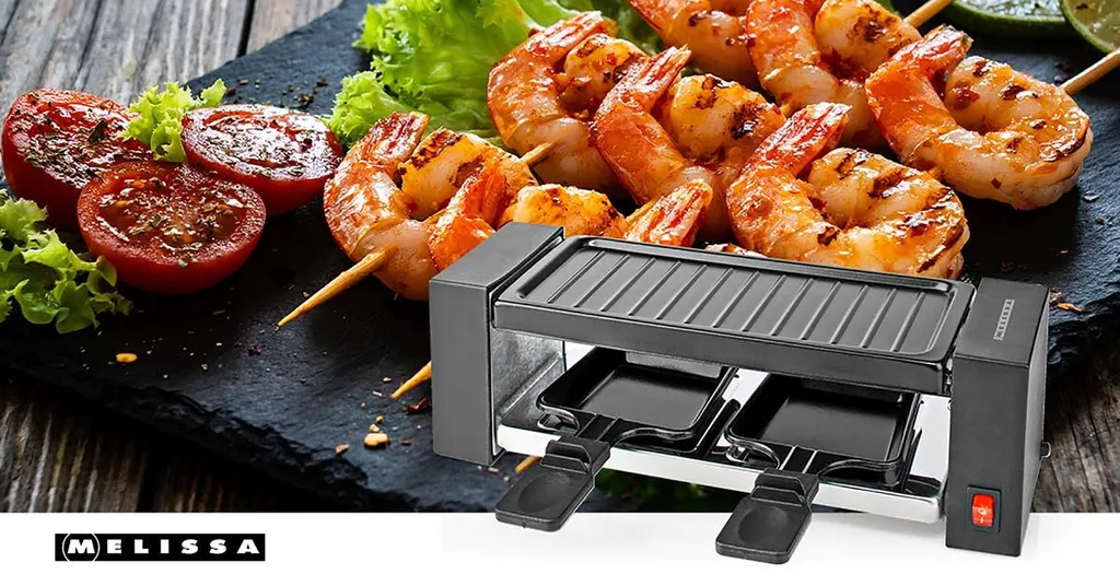 Appareil à raclette compact spécial petit espace et repas en amoureux