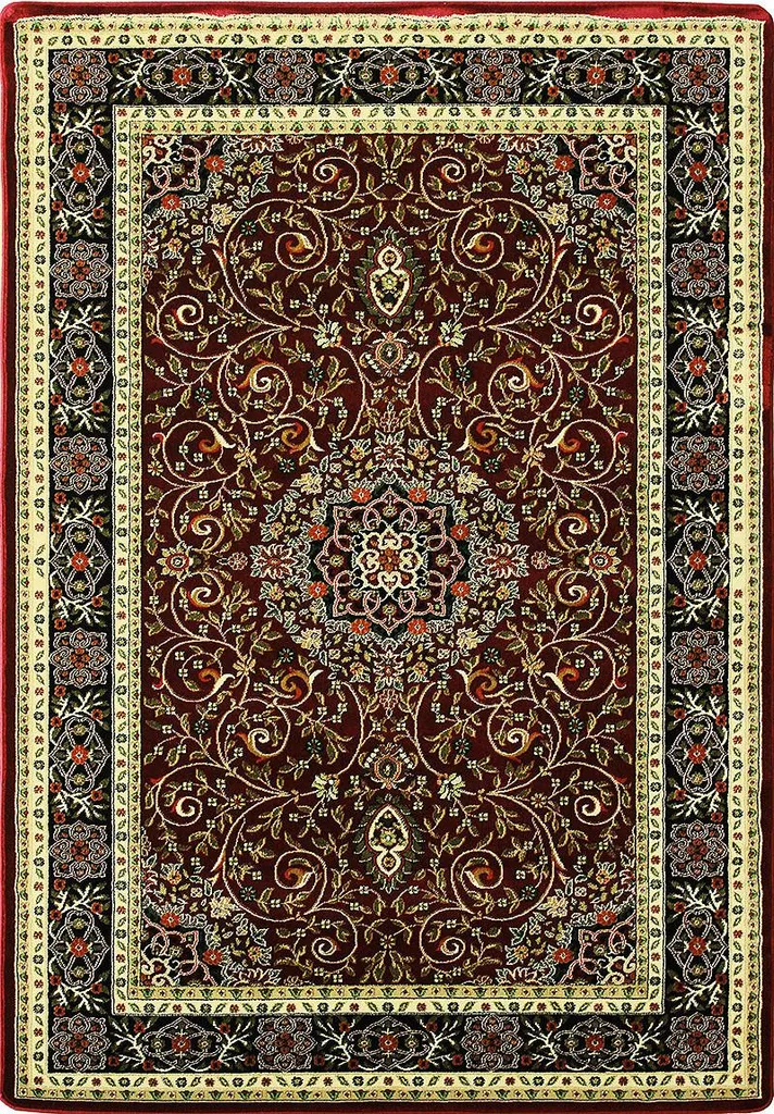 Tapis oriental rouge 100x200 CAMBRIA 4 idéal pour salon et bureau