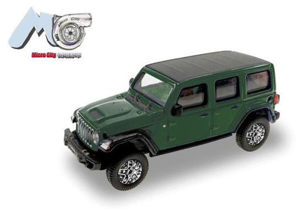 MicroCity PKW Jeep Wrangler, grün (ab 2017) 87MC000014
