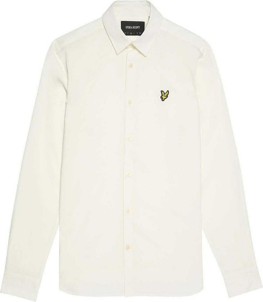 Lyle & Scott - Hemd für Herren, Bambus, Langärmlig GT9955 (M) (Weiß)